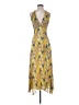Zara Print Yellow Cocktail Dress Size XS - photo 1