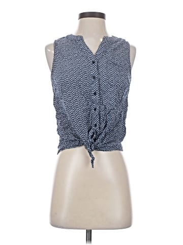 Willi Smith Sleeveless Button-Down Shirt (view 1)