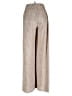 Unbranded 100% Polyester Chevron-herringbone Tan Casual Pants Size XS - photo 2