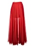 Bebe 100% Polyester Red Formal Skirt Size XS - photo 2