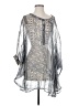 Miilla 100% Polyester Gray 3/4 Sleeve Blouse Size S - photo 1