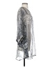 Miilla 100% Polyester Gray 3/4 Sleeve Blouse Size S - photo 4