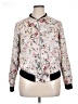 Jolt 100% Polyester Floral White Jacket Size 1X - photo 1