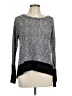 Potter's Pot Argyle Gray Long Sleeve Top Size L - photo 1