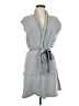 August Silk Gray Kimono Size M - photo 1