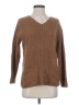 Lands' End 100% Cotton Brown Pullover Sweater Size S - photo 1