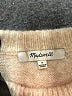 Madewell Color Block Green Pullover Sweater Size S - photo 7