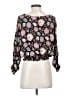 1.State 100% Rayon Paisley Multi Color Black 3/4 Sleeve Blouse Size XS - photo 2