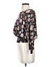 1.State 100% Rayon Paisley Multi Color Black 3/4 Sleeve Blouse Size XS - photo 5