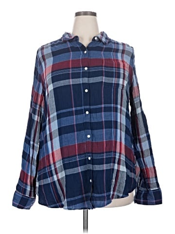 St. John's Bay Long Sleeve Button-Down Shirt (view 1)