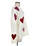 Coldwater Creek 100% Acrylic Hearts Ivory Pullover Sweater Size M - photo 4