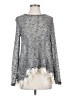 Oh MG! Tweed Gray Pullover Sweater Size S - photo 1