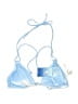Cupshe Blue Swimsuit Top Size M - photo 1