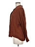 Vince. 100% Silk Brown Blouse Size 6 - photo 5