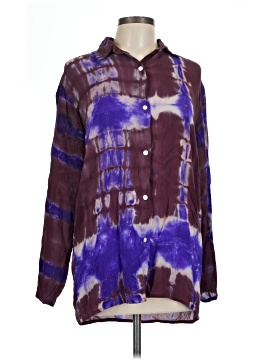 Assorted Brands Long Sleeve Silk Top