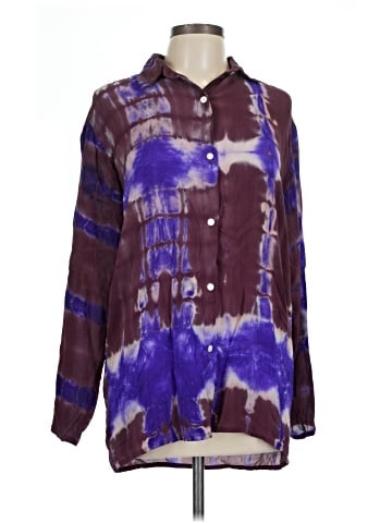 Assorted Brands Long Sleeve Silk Top (view 1)
