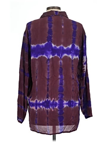 Assorted Brands Long Sleeve Silk Top (view 2)