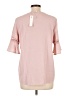 Unbranded 100% Polyester Pink Short Sleeve Blouse Size L - photo 2
