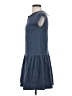 DemyLee Solid Blue Casual Dress Size XS - photo 5