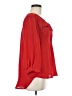 My Michelle 100% Polyester Red 3/4 Sleeve Blouse Size M - photo 4