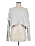 Brandy Melville 100% Cotton Silver Pullover Sweater One size - photo 1