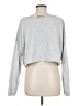 Brandy Melville 100% Cotton Silver Pullover Sweater One size - photo 2