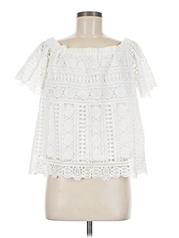 Sunday in Brooklyn Short Sleeve Blouse (view 1)