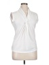 PREMISE White Sleeveless Blouse Size XL - photo 1