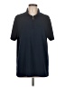 Perry Ellis 100% Polyester Blue Short Sleeve Top Size L - photo 1