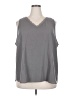 Maurices 100% Polyester Gray Sleeveless Blouse Size 2X - photo 1