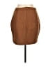Unbranded Solid Brown Casual Skirt Size L - photo 2