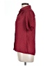 Assorted Brands Polka Dots Burgundy Short Sleeve Blouse Size 11 - photo 5
