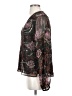 A.L.C. Black Long Sleeve Silk Top Size 2 - photo 5