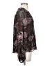 A.L.C. Black Long Sleeve Silk Top Size 2 - photo 4