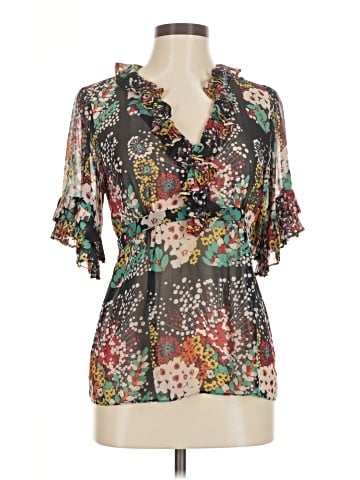 Nanette Lepore Short Sleeve Blouse (view 1)