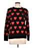 Charter Club Hearts Red Pullover Sweater Size L - photo 1