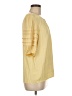 Ann Taylor 100% Polyester Yellow 3/4 Sleeve Blouse Size M - photo 4