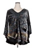 Unity Gray 3/4 Sleeve Blouse Size 2X - photo 1