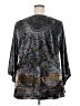 Unity Gray 3/4 Sleeve Blouse Size 2X - photo 2