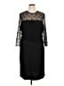 St. John Black Cocktail Dress Size 16 - photo 1