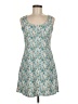 Unbranded Print Teal Casual Dress Size M - photo 1