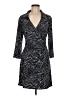 Laundry by Design Print Blue Cocktail Dress Size 6 - photo 1