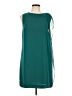 H&M 100% Polyester Solid Teal Casual Dress Size 10 - photo 1