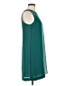 H&M 100% Polyester Solid Teal Casual Dress Size 10 - photo 4