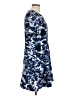 MICHAEL Michael Kors Graphic Blue Casual Dress Size 12 - photo 4