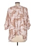 Everleigh Paisley Pink 3/4 Sleeve Blouse Size L - photo 2