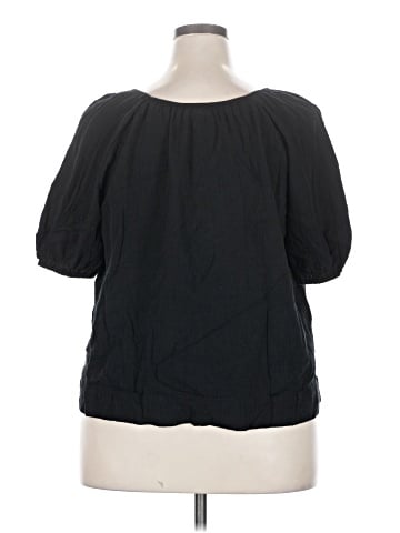 On 34th Short Sleeve Blouse (view 2)