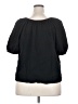 On 34th Black Short Sleeve Blouse Size 2X - photo 2