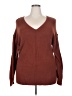 Stylus 100% Nylon Brown Long Sleeve Top Size XXL - photo 1