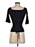 Intermix Black 3/4 Sleeve Top Size P (petite) - photo 2